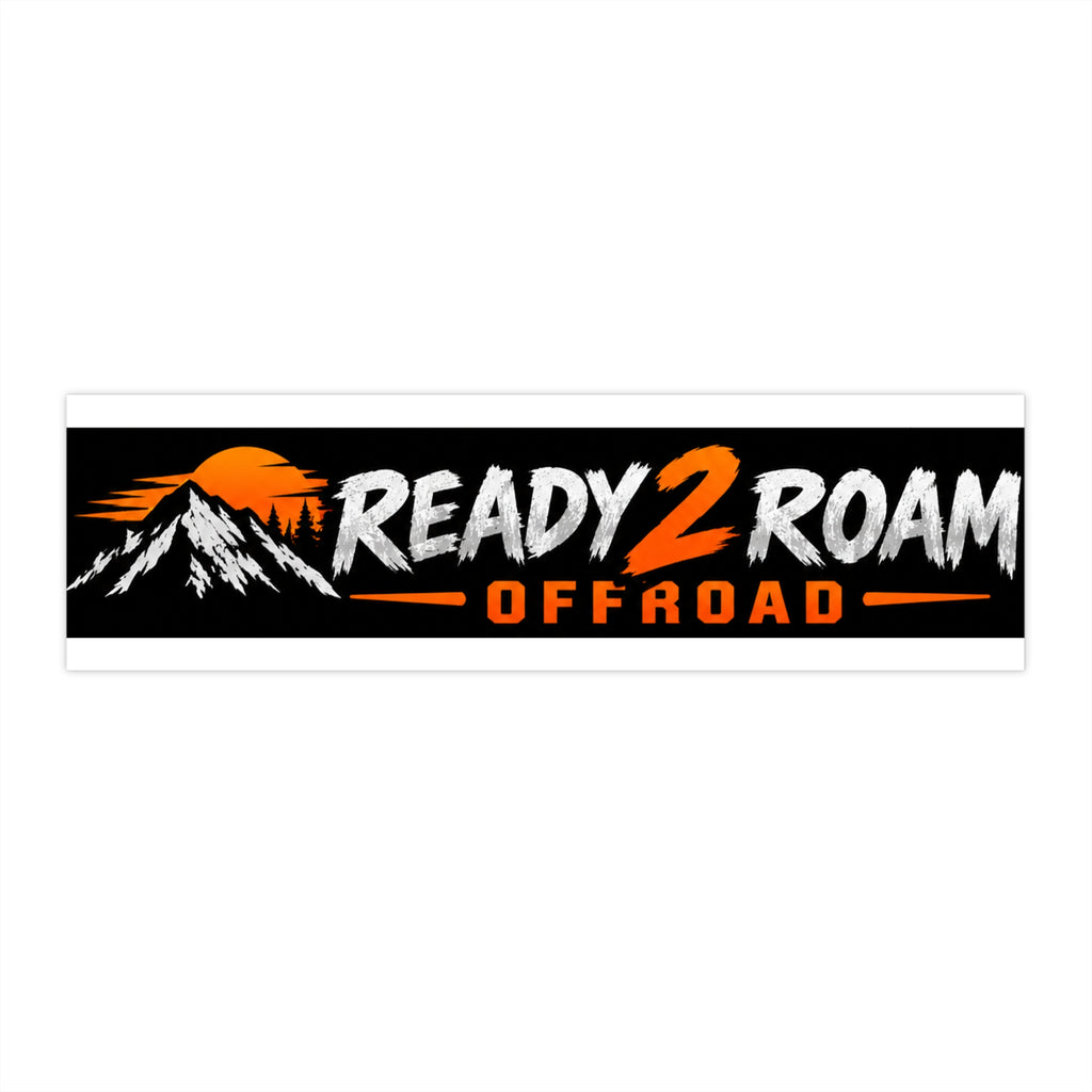 Ready 2 Roam Off Road Bumper Sticker