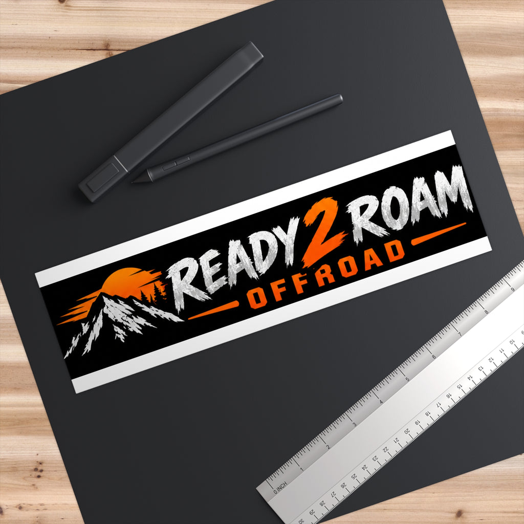 Ready 2 Roam Off Road Bumper Sticker