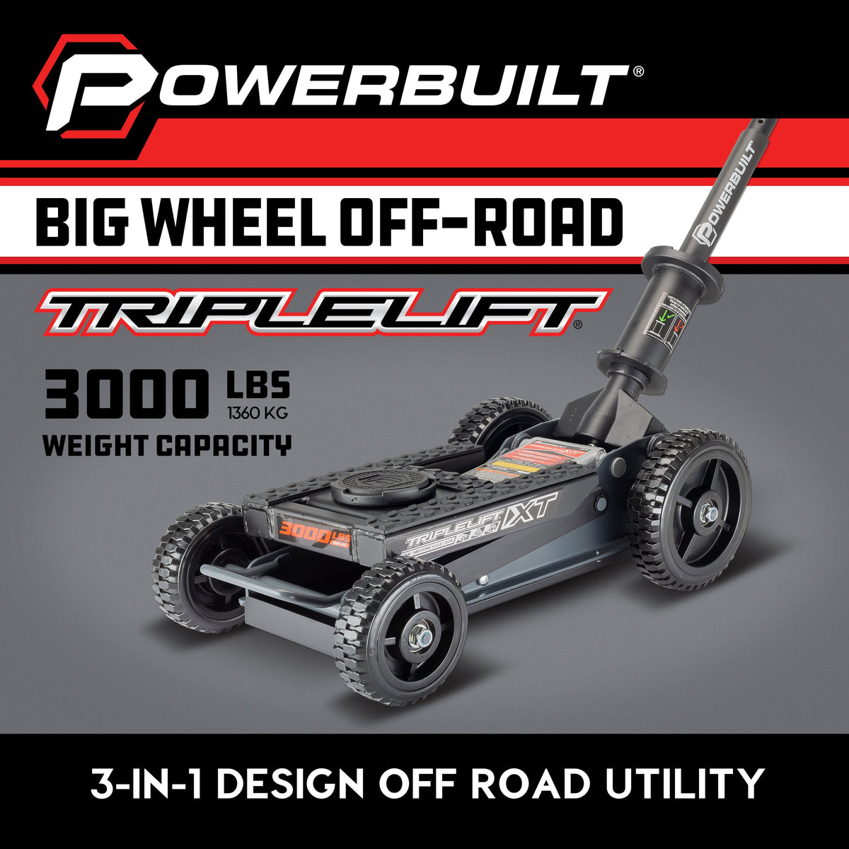 3000 lb. Big Wheel Off-Road Triple Lift